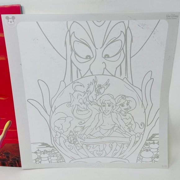 Disney Classic Aladdin The Return of Jafar Laserdisc PILA-1310 OBI Japanese‎ - Picture 3 of 5